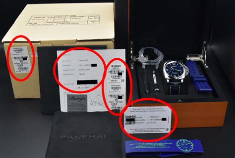 panerai u serial number|pam guard warranty check.